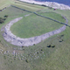 An aerial view of Sandby Borg as it exists today.